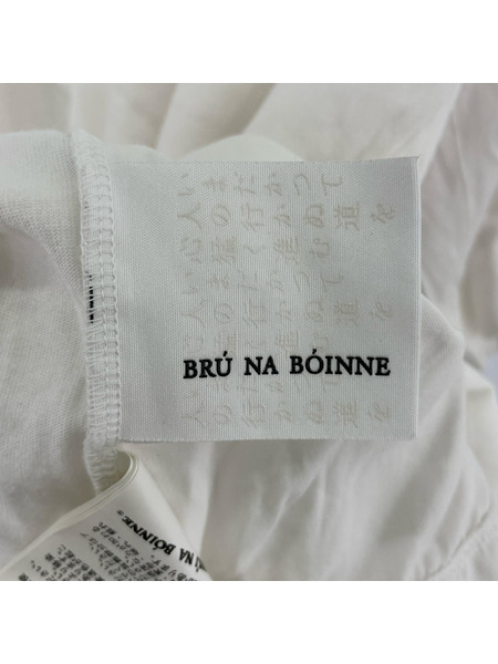 BRUNABOINNE 半袖Tシャツ・カットソー レーヨン/SSカットソー/白