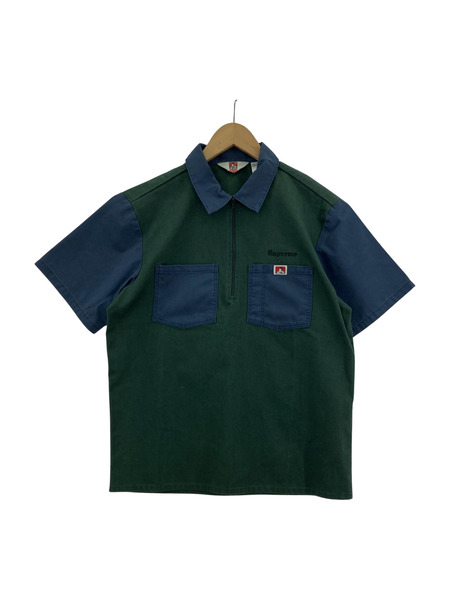 Supreme×BEN DAVIS 19AW Half Zip Work Shirt/S