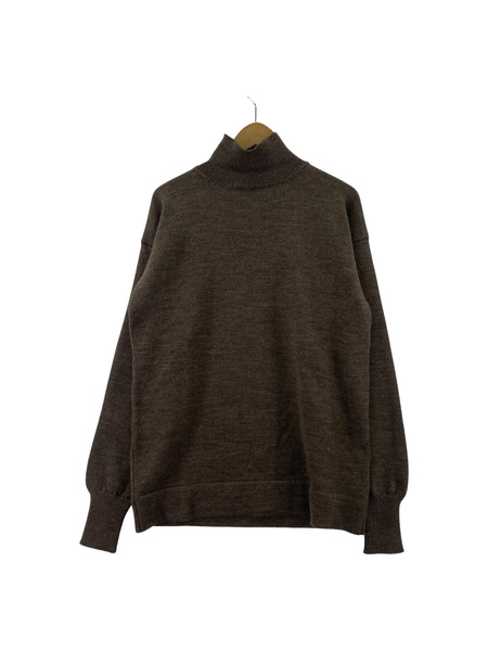 MAISON MARGIELA 21AW/ELBOW PATCH TURTLENECK KNIT M