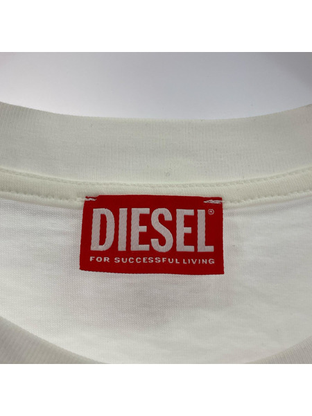 DIESEL 半袖Tシャツ・カットソー プリントS/S Tee 白