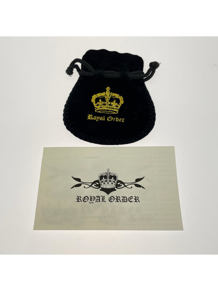 ROYAL ORDER ゴールド クラウン ピアス 片耳