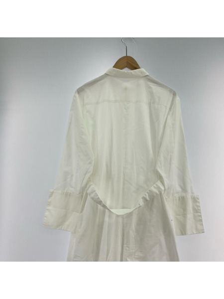 UNITED TOKYO 長袖ワンピース バーティカルタックシャツワンピース 白 2 141210002