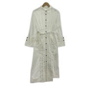 UNITED TOKYO 長袖ワンピース バーティカルタックシャツワンピース 白 2 141210002