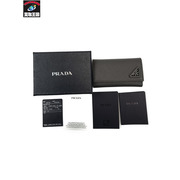 PRADA プラダ 2PG222 6連キーケース・キーリング SAF.METAL グレー