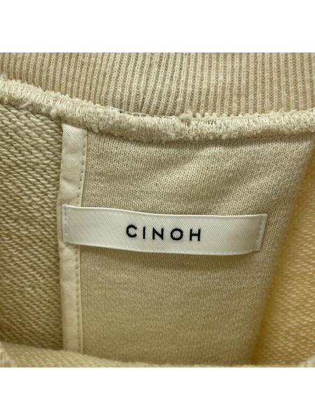 CINOH バックオープンスウェット ベージュ[値下]