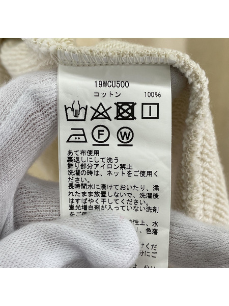 CINOH バックオープンスウェット ベージュ[値下]