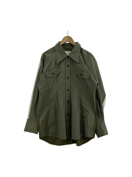 BASE MARK Sholder Big Shirts < NULL >