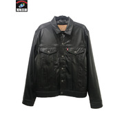 Levi's ジャケット JAPAN LIMITED LEATHER TRUCKER ジャケット S