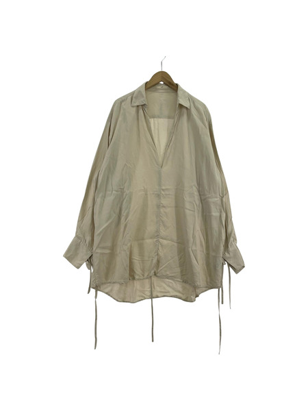 mill OVER SIZED SKIPPER SHIRT F アイボリー M22-1-020