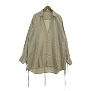 mill OVER SIZED SKIPPER SHIRT F アイボリー M22-1-020