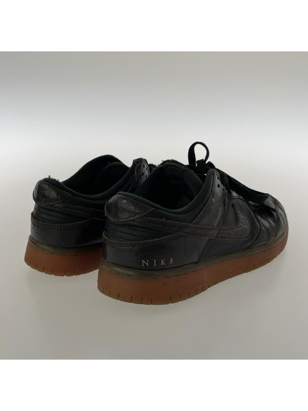NIKE スニーカー Dunk Low BWN/BLK 27.0cm