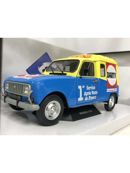 1/18スケールカー SOLIDO  RENAULT - R4 F4 VAN DARTY 1988