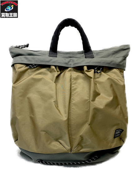 PORTER HYPE 2WAY HELMET BAG ヘルメットバッグ オリーブ系