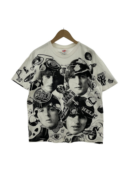 OLD Hanes THE BEETLES ビートルズ 両面プリント Tee sizeL