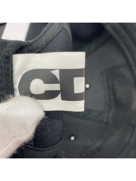 COMME des GARCONS LOGO PATCH CAP BLK