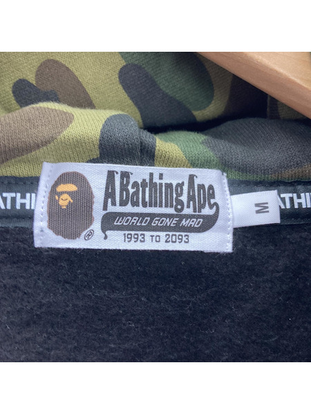 A BATHING APE パーカー（ジップアップ） 1st Camo Shark Full Zip Double Hoodie