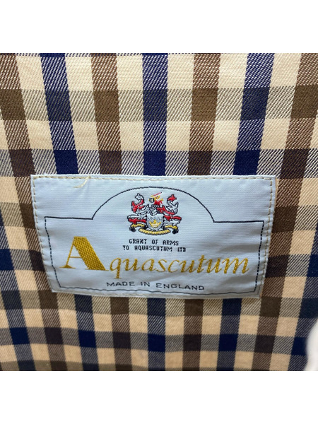 Aquascutum ソノ他 イングランド製 ステンカラーコート ベージュ[値下]