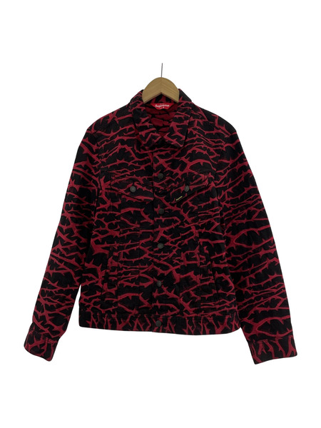 Supreme Thorn Trucker Jacket S 18AW RED