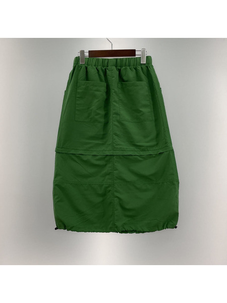 STUSSY MINIMAL CARGO SKIRT グリーン (XS)