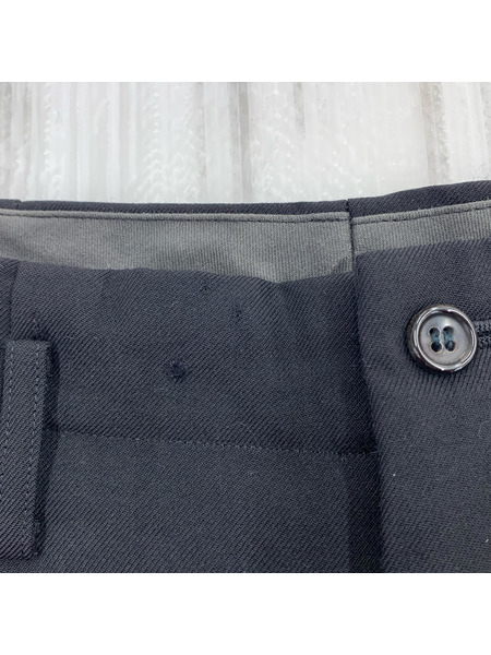 COMME des GARCONS パンツ tricot タックスラックス 黒