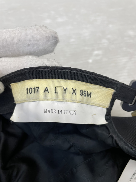 1017 ALYX 9SM ローラーコースターバックル キャップ ブラック