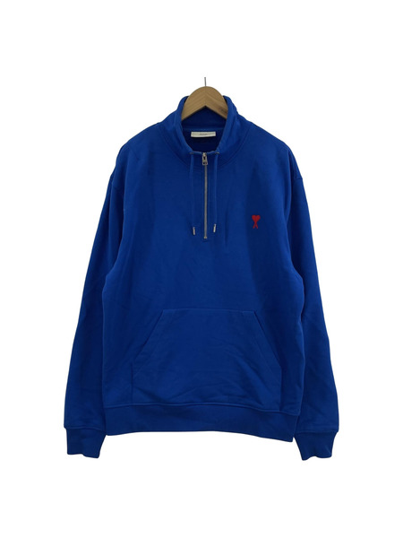 ami alexandre mattiussi Half Zip Sweat ブルー