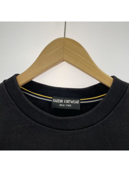 HARDIN KNITWEAR ヘビーウェイト 長袖カットソー 黒 M