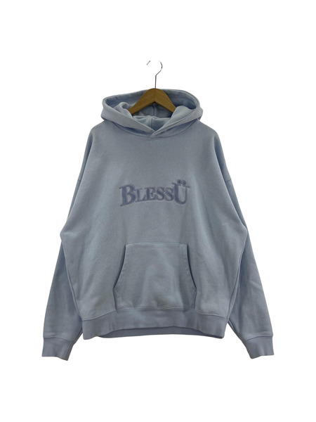 BLESSU プルオーバーパーカー (L) ブルー