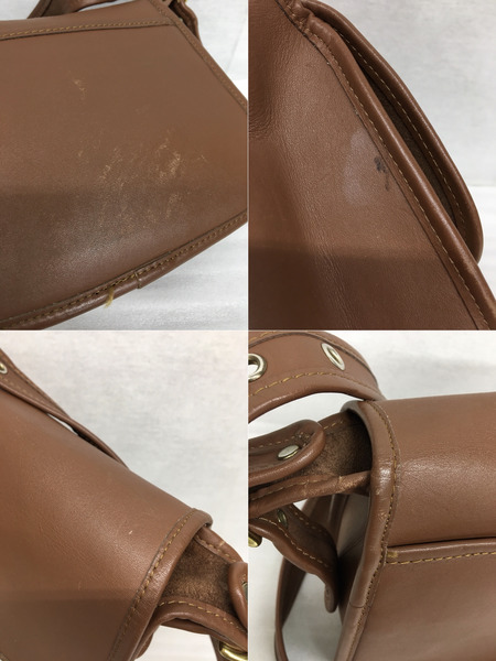 COACH　ショルダーバッグ レザー 茶