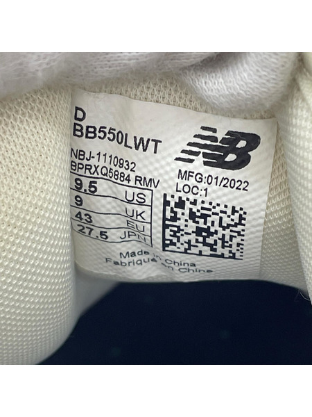 NEW BALANCE スニーカー BB550LWT (27.5)