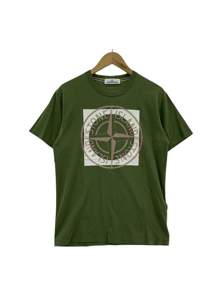 STONE ISLAND 半袖Tシャツ・カットソー 76152NS93 SSカットソー カーキ (S)