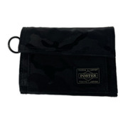 PORTER コンパクトウォレット 迷彩 コンパクトウォレット 黒