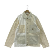 STUSSY QUALITY WORKGEAR CHOR COAT パッチワークカバーオール M 生成リ