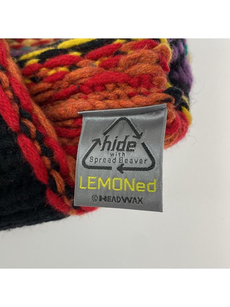ニットキャップ hide MUSEUM X JAPAN LEMONed 紐付キ
