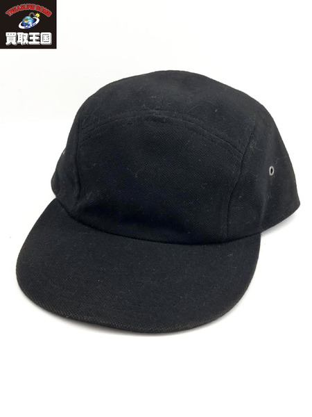 Supreme×LACOSTE Pique Camp Cap 黒｜商品番号：2100182670218 - 買取