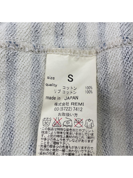 REMI RELIEF ジップボーダーパーカ sizeS