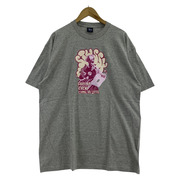 STUSSY　紺タグ　BRINGITBACK Tシャツ　グレー　XL