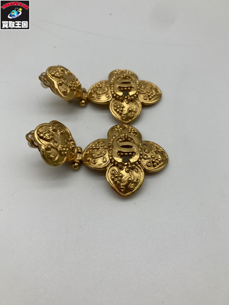 CHANEL シャネル ココマーク イヤリング 96 A 刻印 ゴールドカラー