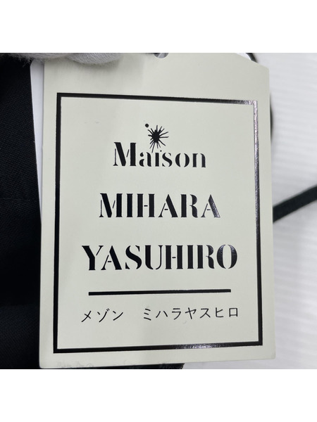 Maison Mihara Yasuhiro Logo Patch Satin Bermuda Shorts（50）