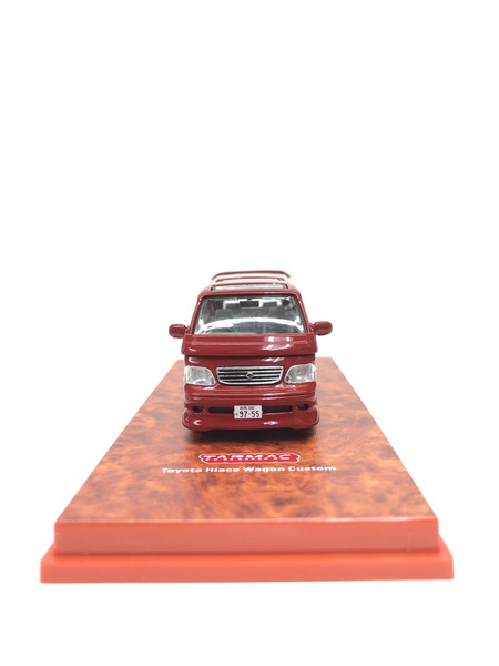 ミニカー 1/64　ターマック　ハイエース　カスタム　ワゴン　レッド