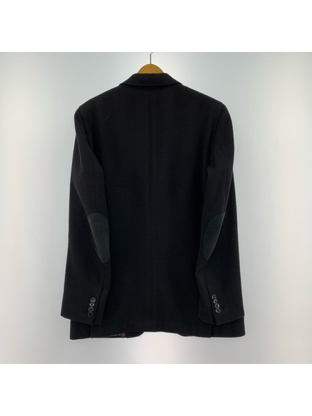 LARDINI テーラードジャケット・ブレザー 花柄フェルトジャケット ブラック