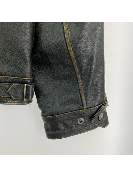glamb レザージャケット Hidden Valley Leather Jacket (M) 濃茶