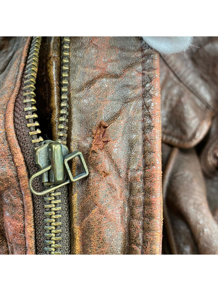 フライトジャケット SKELLY/A-2/M/レザージャケット