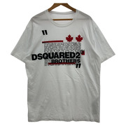 DSQUARED2 ロゴプリントTee 白 (XL)