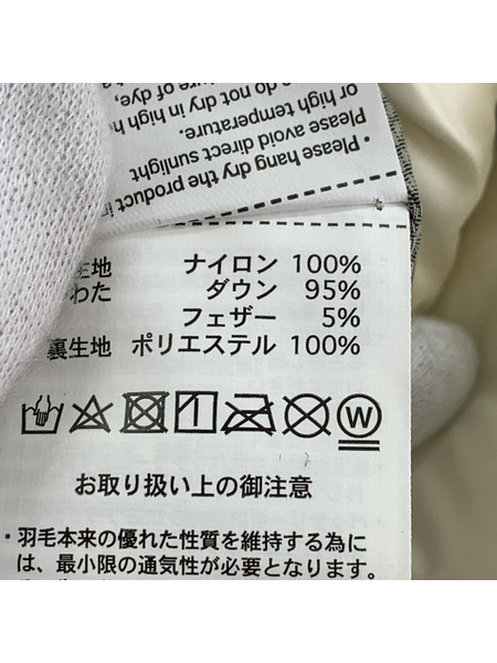 ジャケット TAION EXTRA クルーネックインナーダウンセット 白 (M)