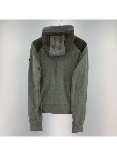 MONCLER パーカー(ジップアップ) GAMME BLEU スウェット切替 ジップアップパーカ