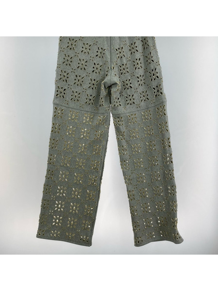 MASU FLOWER HOLE SWEAT PANTS スウェットパンツ 44 グレー