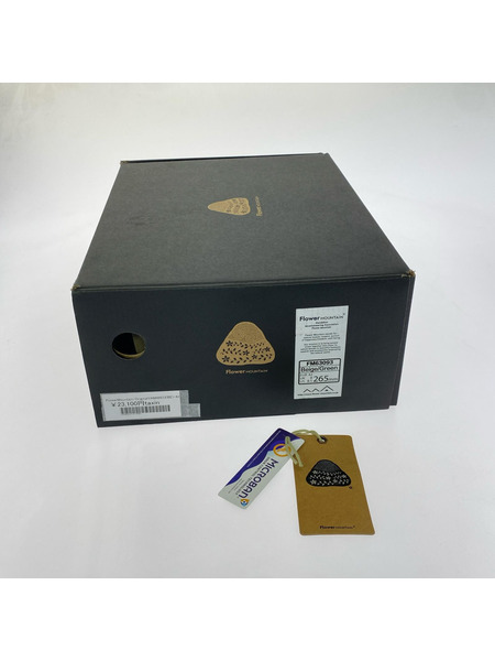 Flower MONTAIN×NANGA YAMANO3 ローカットスニーカー 27.5cm ブラウン FM17010