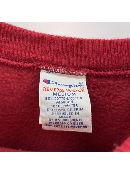 Champion 90s REVERSE WEAVE メキシコ製 レッド M[値下]