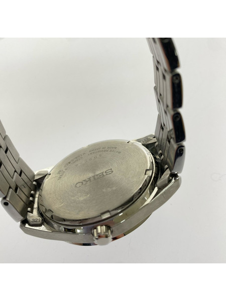 SEIKO メンズ時計 SOLAR アナログ 黒 V158-0AZ0